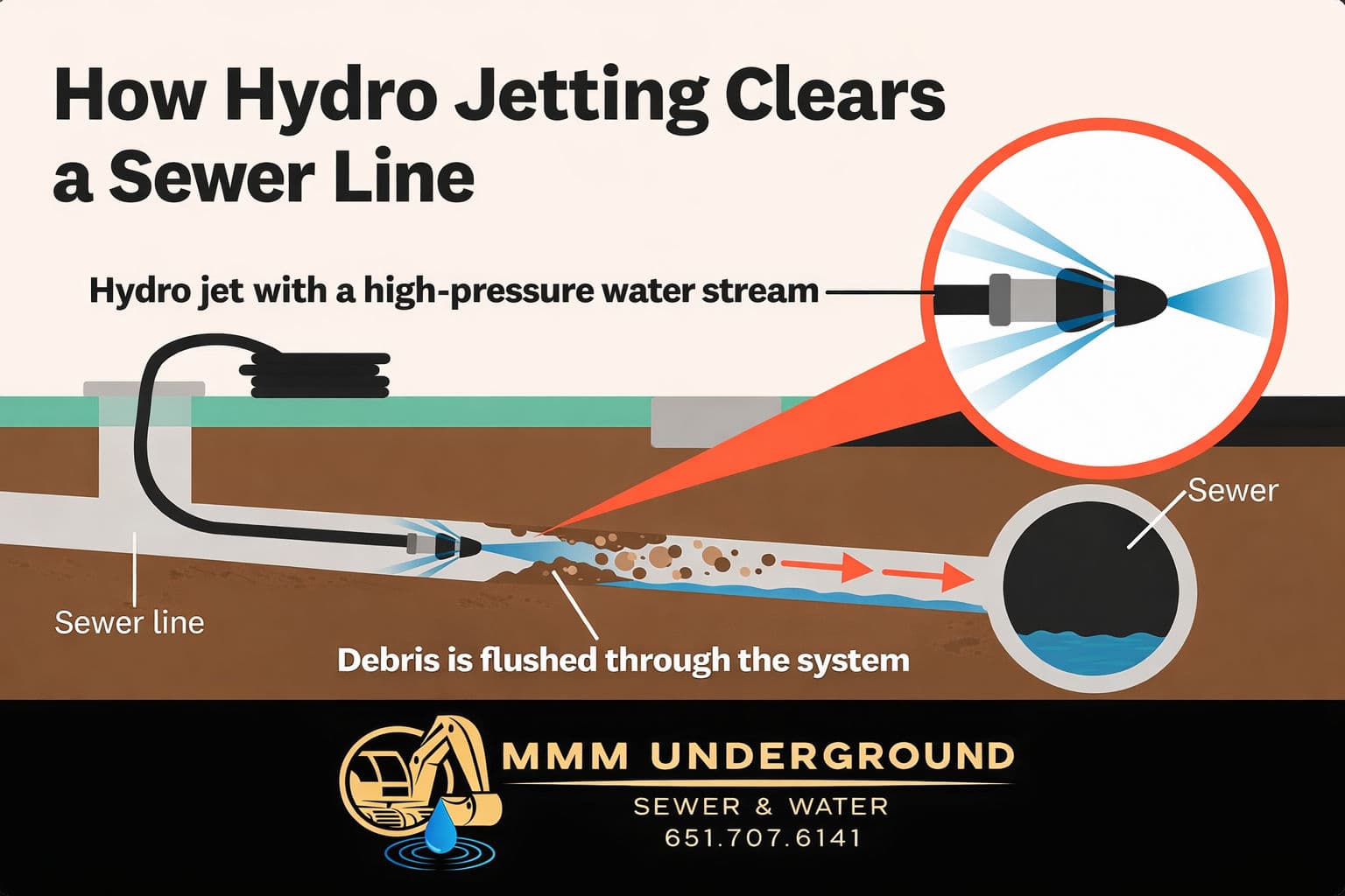 Project Hydro Jetting and Pipe Bursting Without Tearing Up Your Yard image