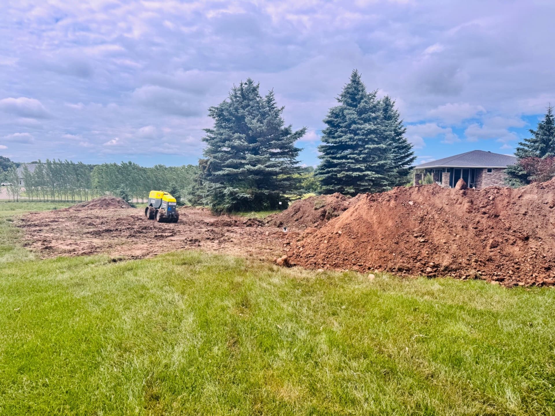 Gallery photos for 300-Foot Sewer Line Install Out to an Outbuilding in Grant Township: Image #2